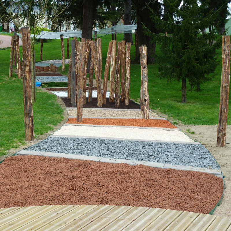 parcours sensoriel Jardin Camifolia